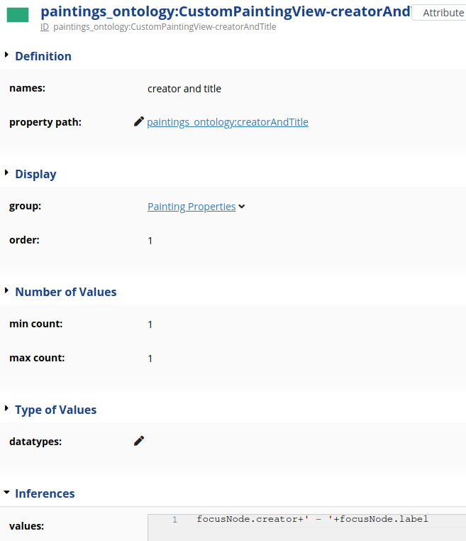TopBraid EDG Add Values to Inferences Section