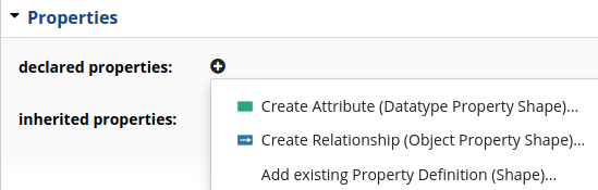 TopBraid EDG Properties Section