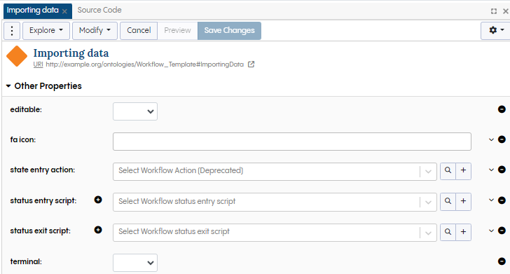 EDG Workflow Status Add Entry Script