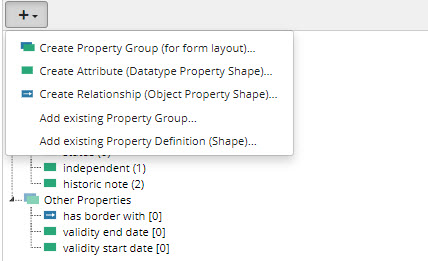 TopBraid EDG Create Property Shape