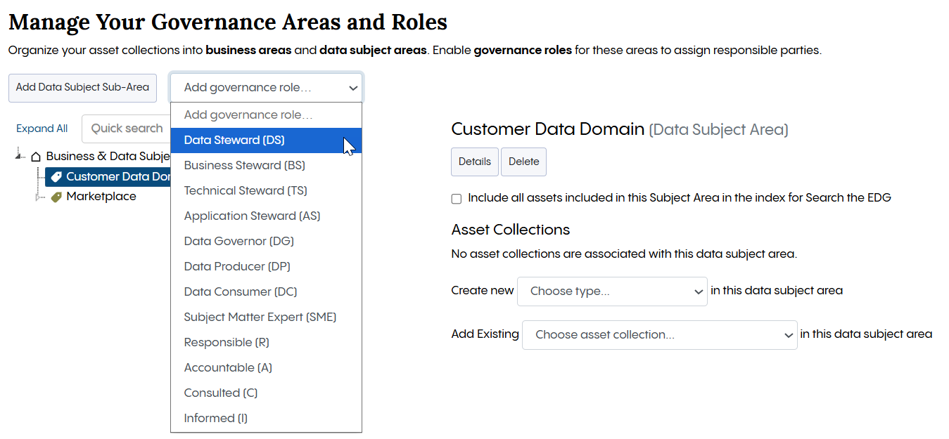 TopBraid EDG Add Data Steward