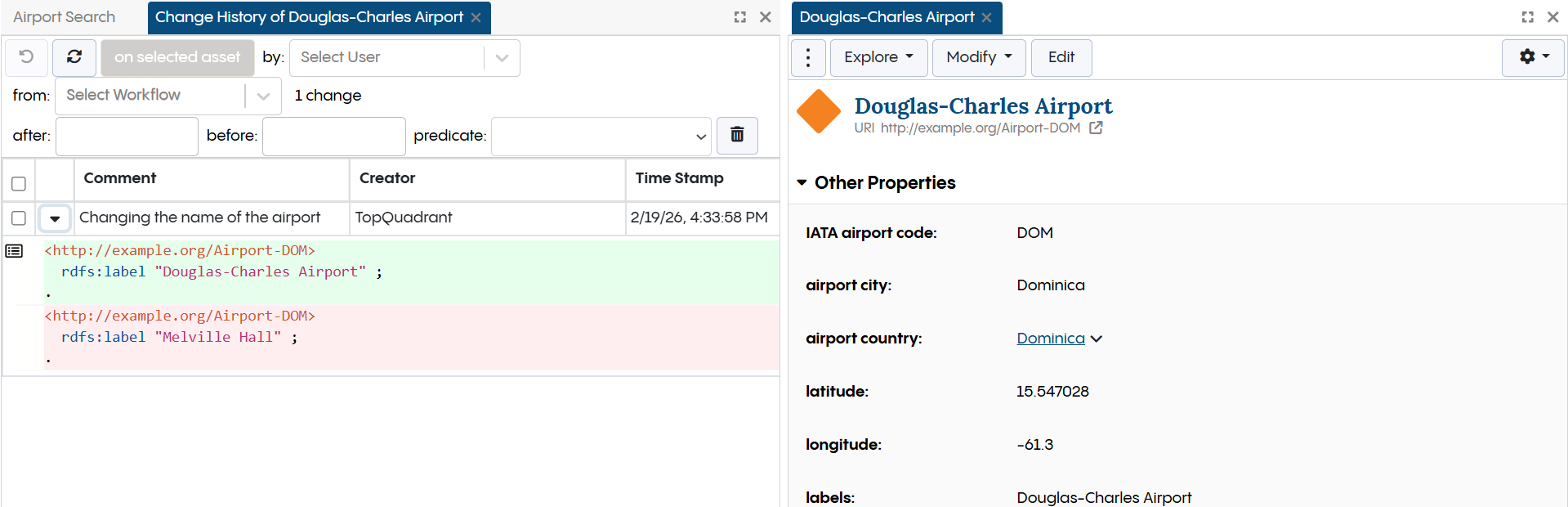 Codes Tab - View History