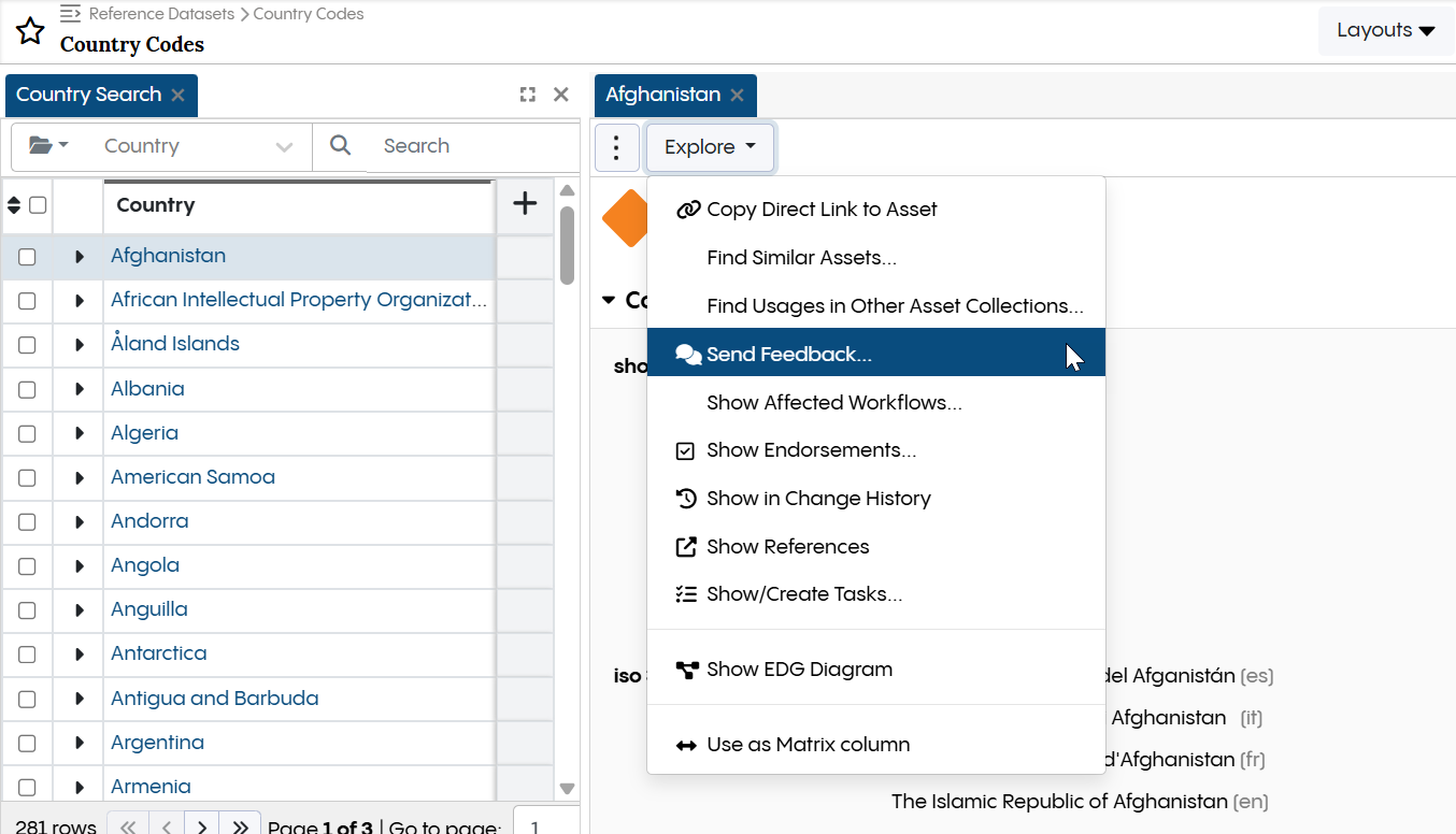 TopBraid EDG Explorer Users - Send Feedback
