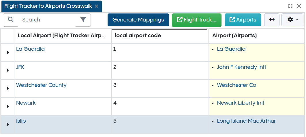 Flight Tracker Mapped