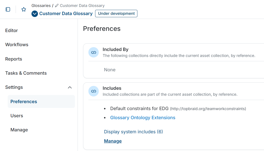 Glossary Includes Section