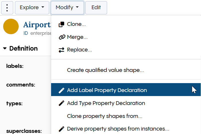 TopBraid EDG Ontology - Add Label Property Declaration