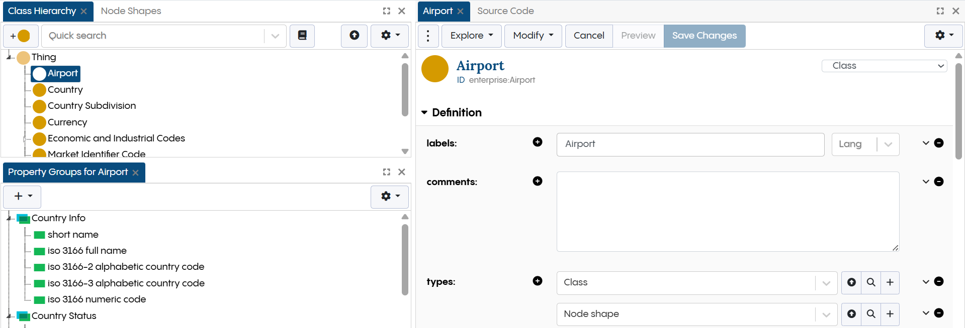 Ontology Airport Example