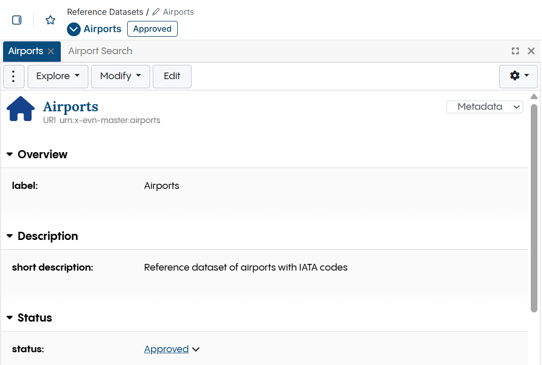 Reference Datasets - Is External Dataset