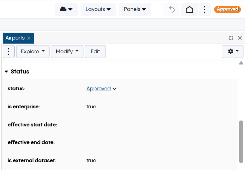 TopBraid EDG Reference Datasets - Is External Dataset