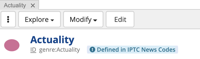 Actuality Tab