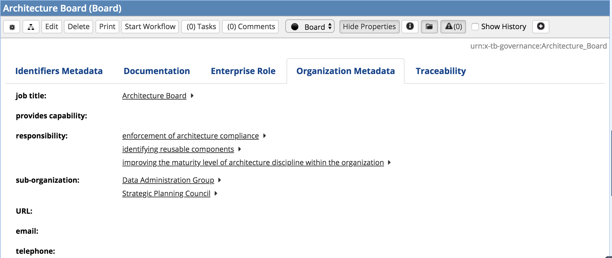 Architecture Board