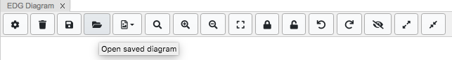 EDG Diagram Open Saved Diagram Button