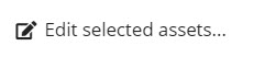 Edit Selected Assets Option