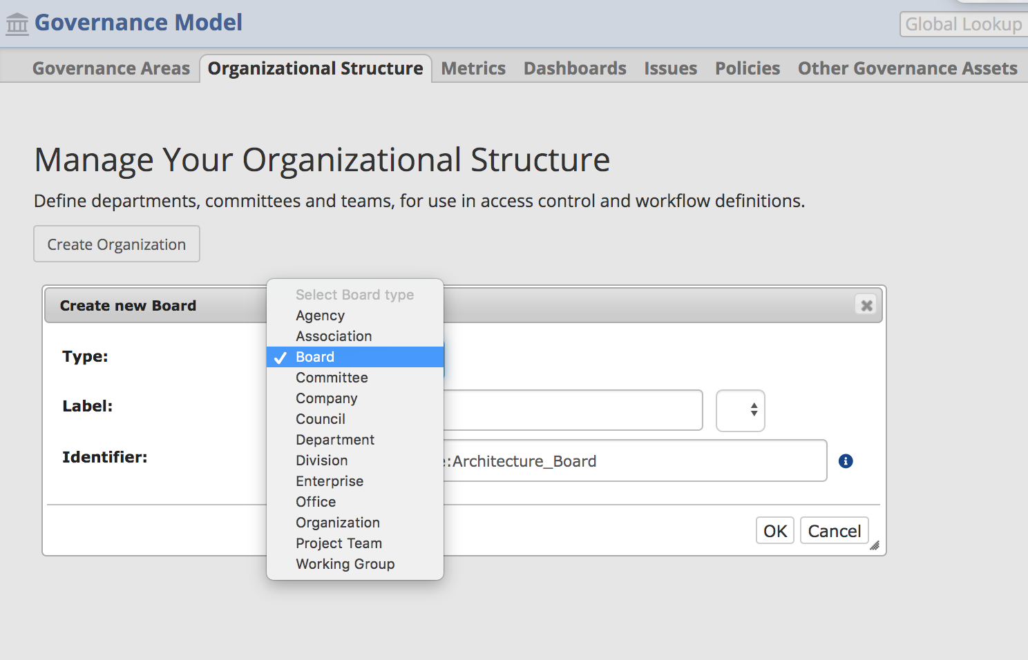 Manage Your Organizational Structure View