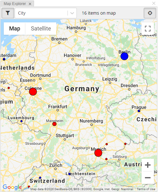 Map Explorer - Germany