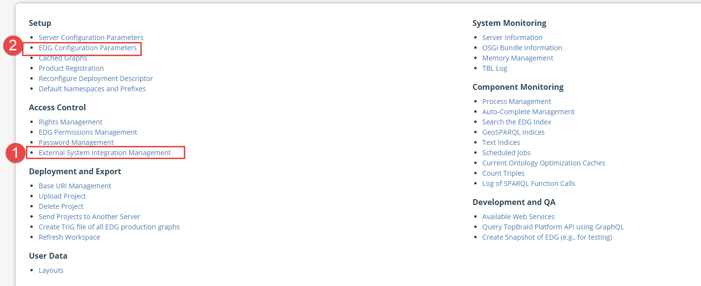 Setup Options
