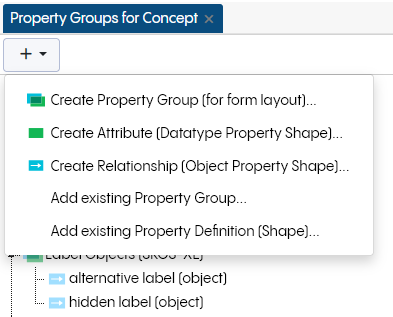 TopBraid EDG Create Property Shape
