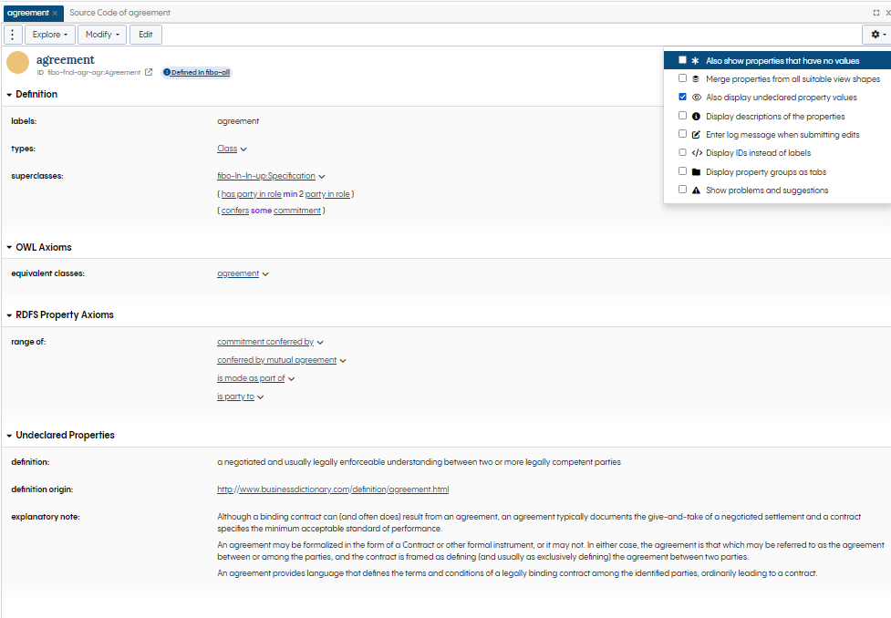 TopBraid EDG Display Undeclared Property Values