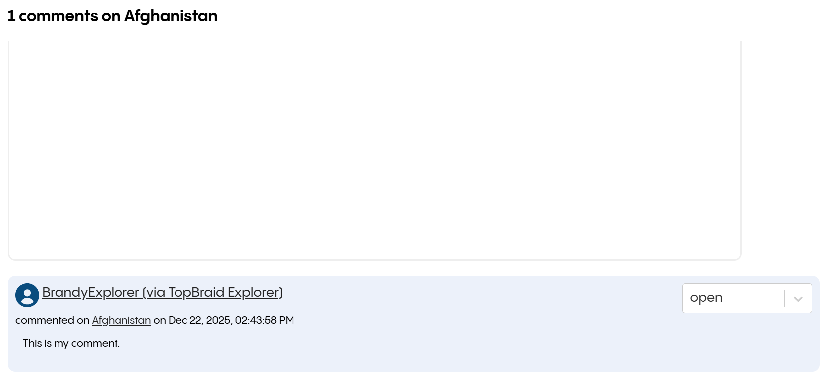 TopBraid EDG Explorer Users - Comment
