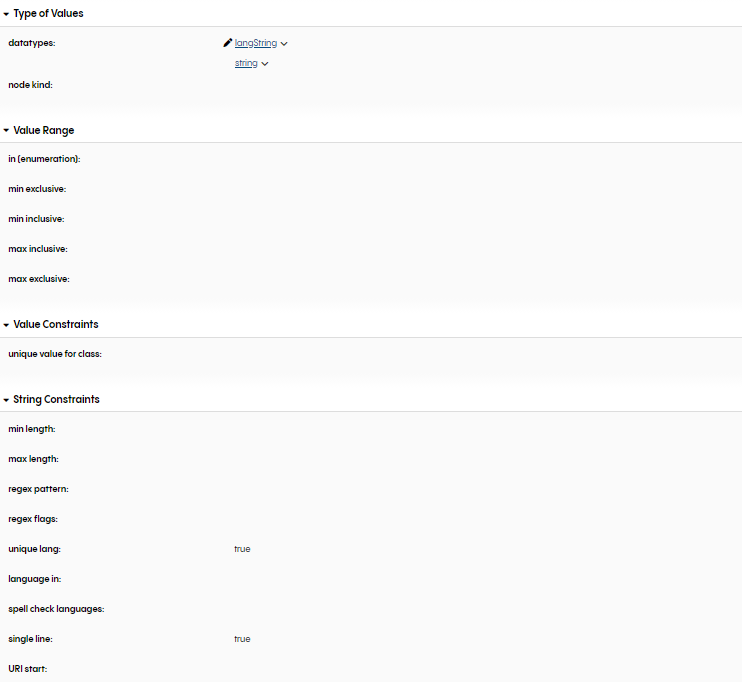 TopBraid EDG Literal Values