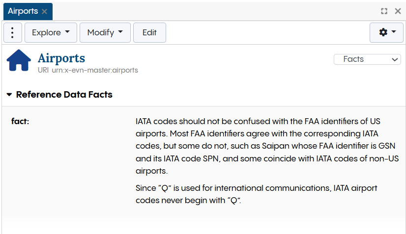 TopBraid EDG Reference Data Facts