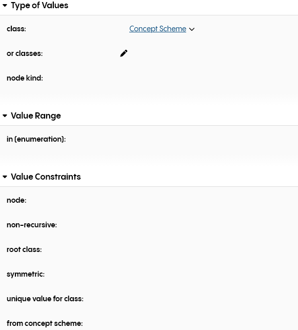 TopBraid EDG Relationship Options