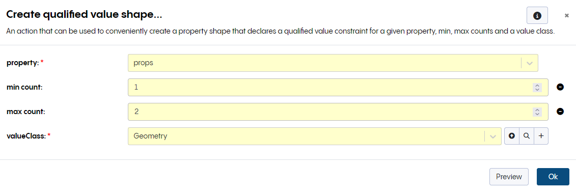 TopBraid EDG Qualified Value Shape Dialog