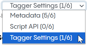 Open Tagger Settings